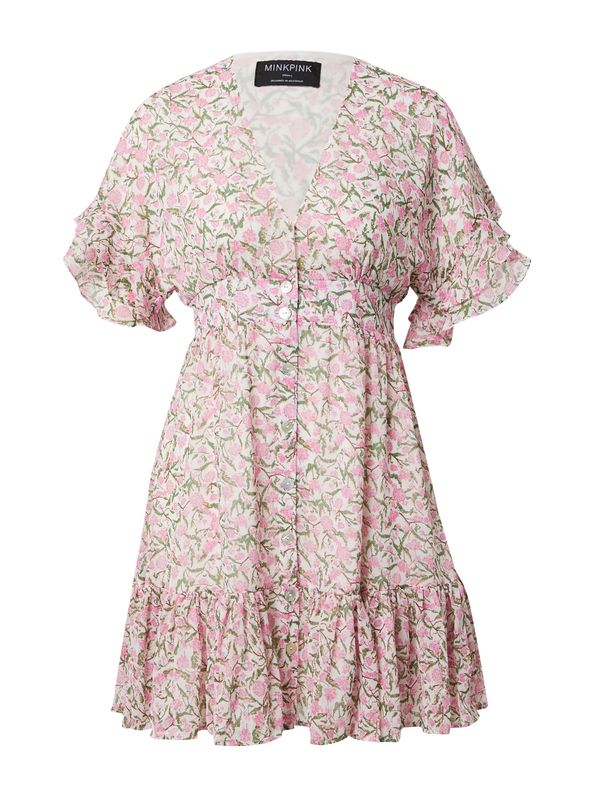 MINKPINK MINKPINK Košulja haljina 'LIBERTY'  miks boja / bijela