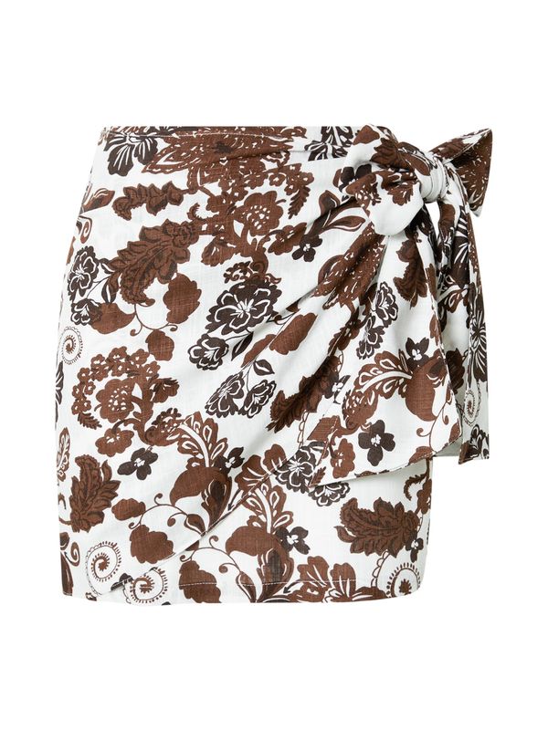 MINKPINK MINKPINK Suknja 'AMARA'  smeđa / tamno smeđa / miks boja / bijela