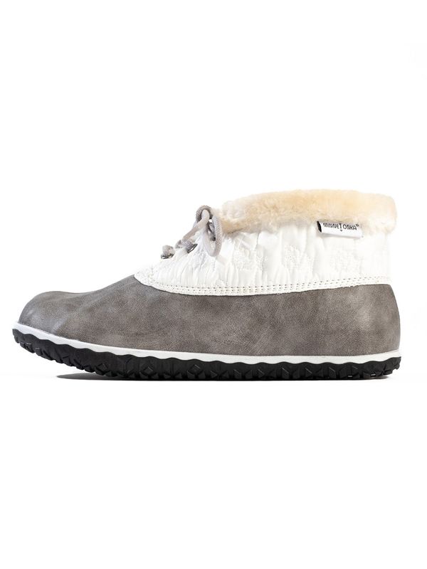 Minnetonka Minnetonka Čizmice 'Tega'  boja pijeska / siva / bijela