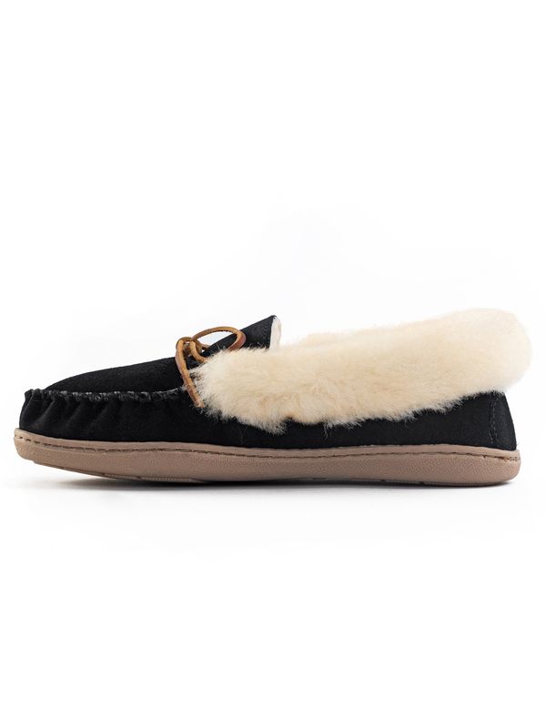 Minnetonka Minnetonka Mokasinke 'Alpinsheepskin'  boja pijeska / svijetlosmeđa / crna