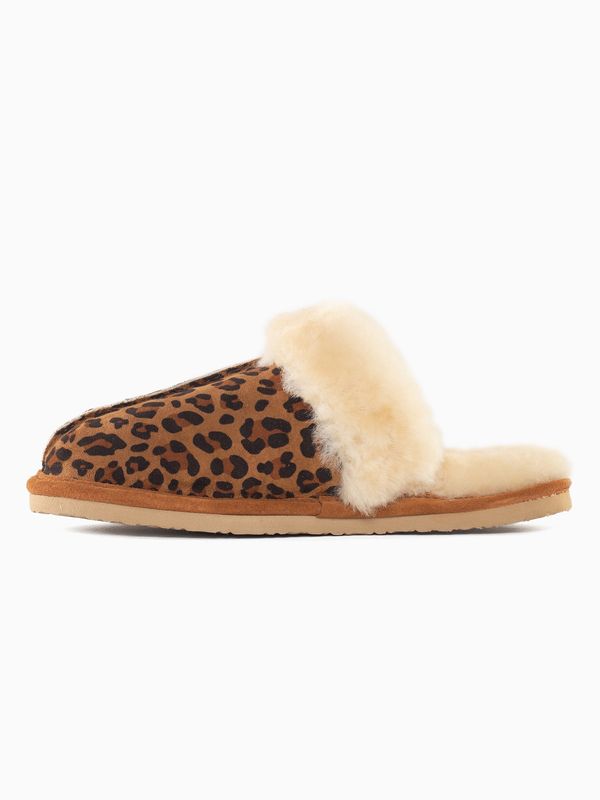 Minnetonka Minnetonka Natikače s potpeticom 'Leopard'  boja pijeska / smeđa / crna