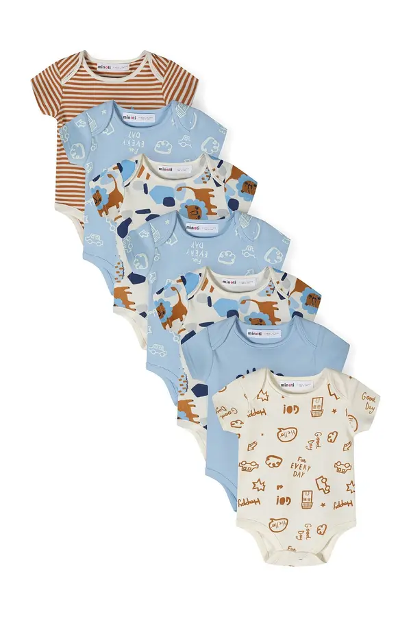 MINOTI MINOTI Dječji bodi  boja pijeska / mornarsko plava / svijetloplava / konjak