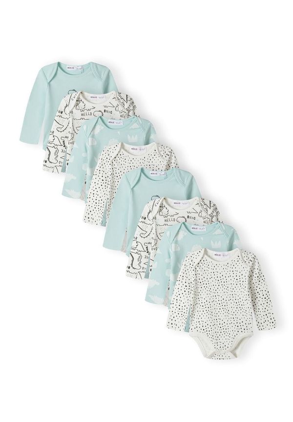 MINOTI MINOTI Dječji bodi  siva / menta / bijela