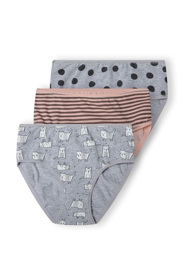 MINOTI MINOTI Gaće  siva / koraljna / crna / bijela