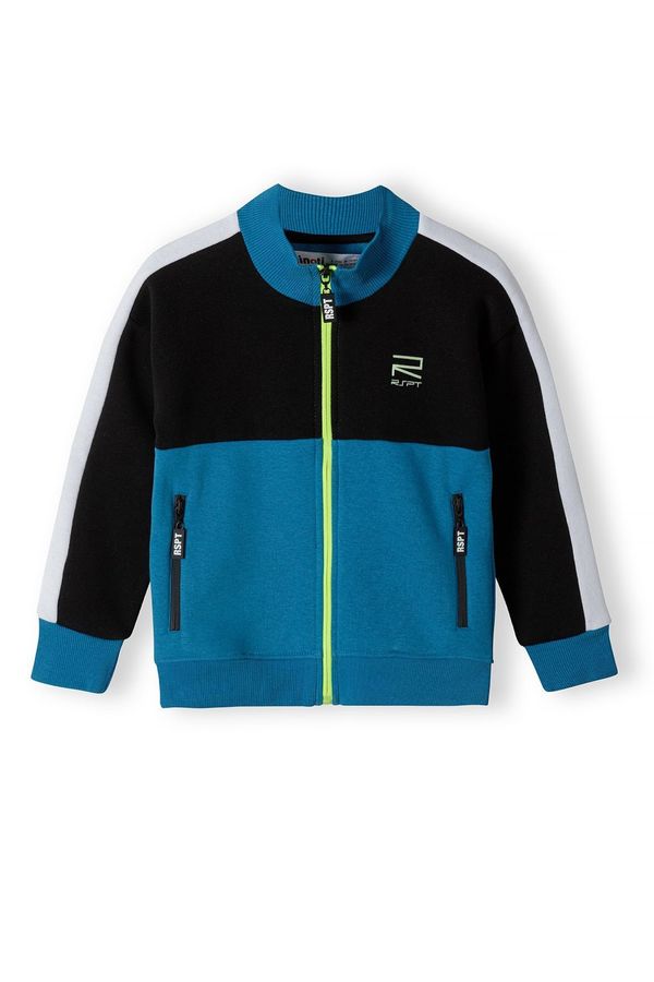 MINOTI MINOTI Gornji dio trenirke  akvamarin / svijetlozelena / crna