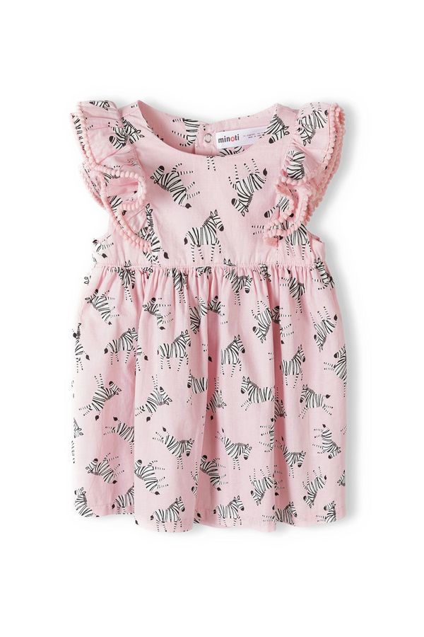 MINOTI MINOTI Haljina  svijetloroza / crna / bijela