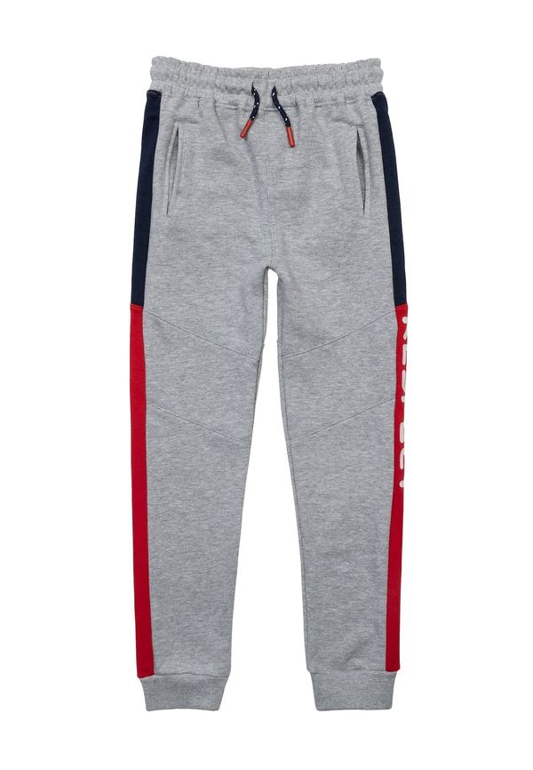 MINOTI MINOTI Hlače  siva melange / crvena / bijela