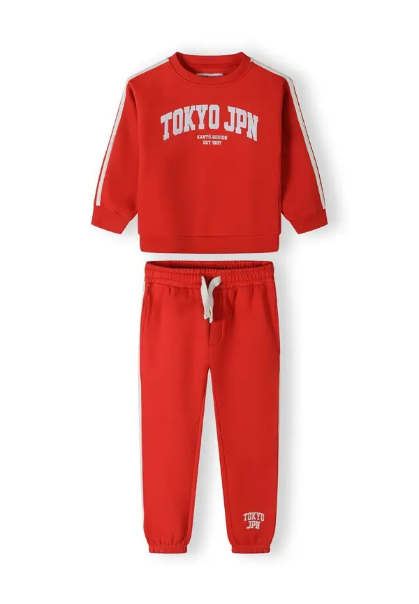 MINOTI MINOTI Jogging komplet  crvena / bijela
