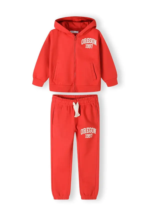 MINOTI MINOTI Jogging komplet  crvena / bijela