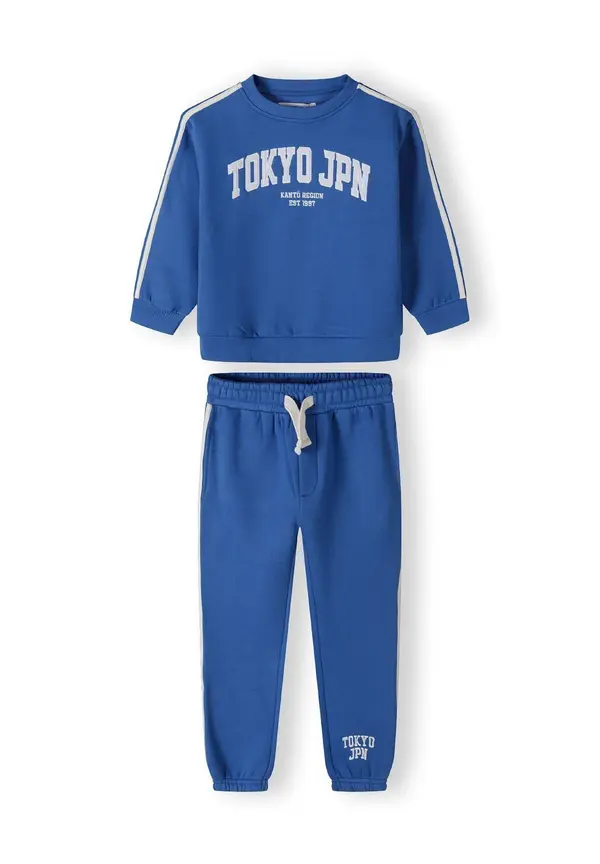 MINOTI MINOTI Jogging komplet  kobalt plava / bijela
