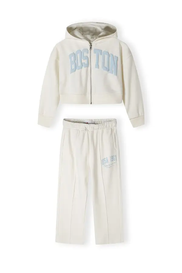 MINOTI MINOTI Jogging komplet  pastelno plava / bijela