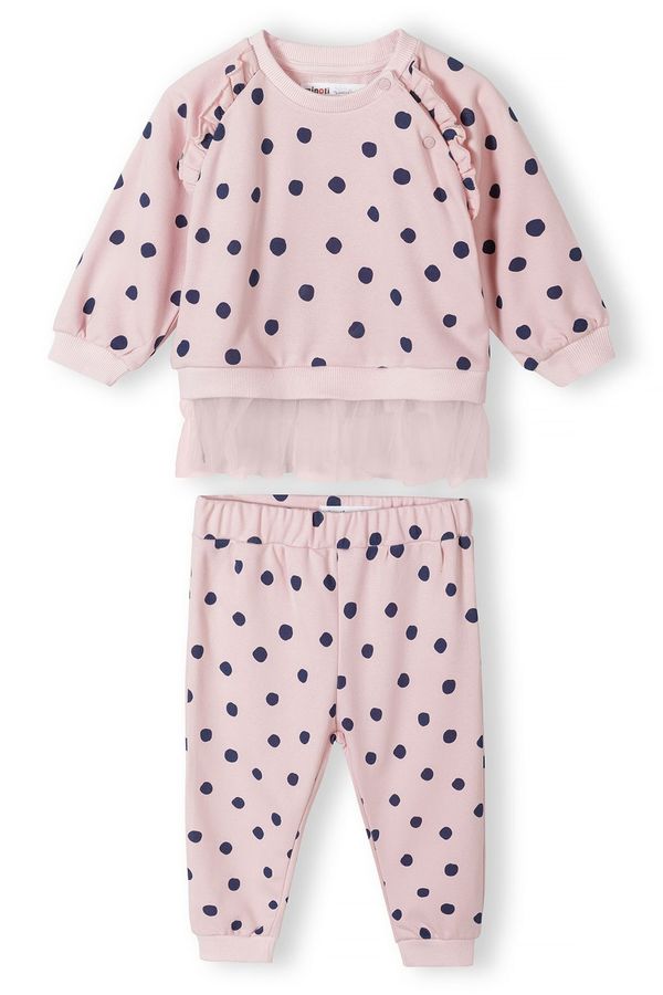 MINOTI MINOTI Jogging komplet  plava / svijetloroza