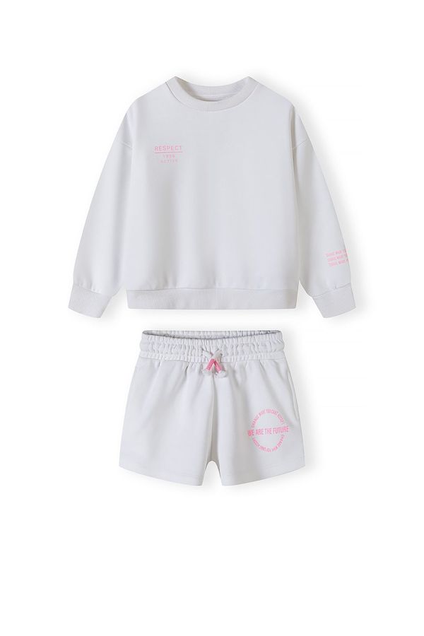 MINOTI MINOTI Jogging komplet  roza / bijela