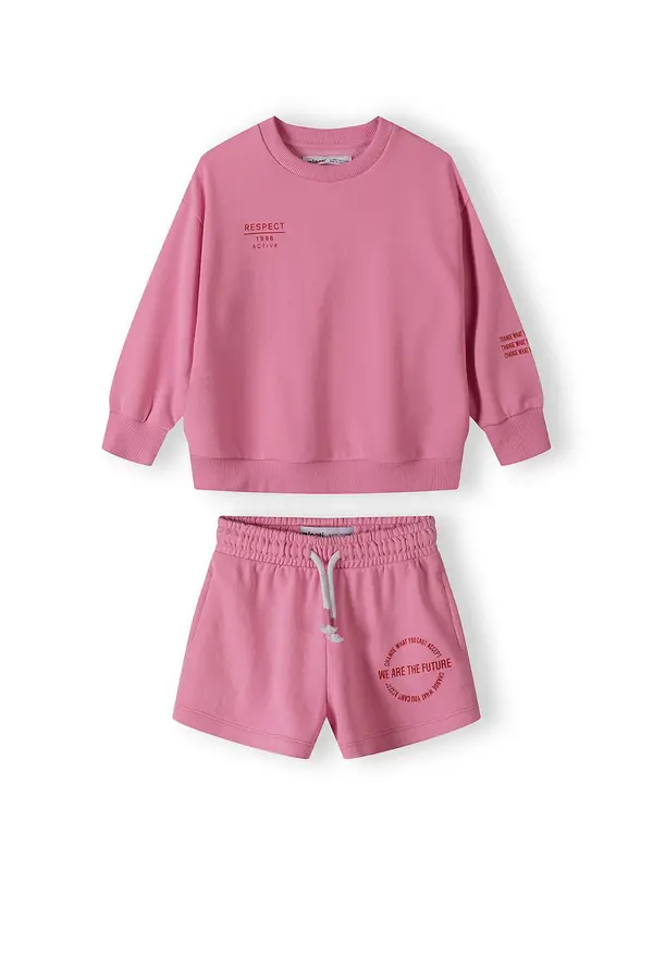 MINOTI MINOTI Jogging komplet  roza / prljavo roza
