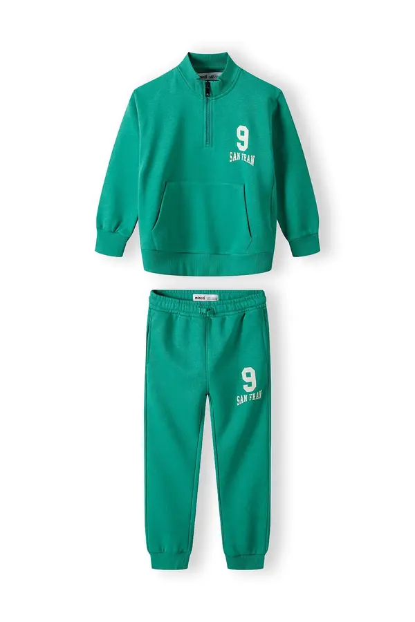 MINOTI MINOTI Jogging komplet  smaragdno zelena / bijela