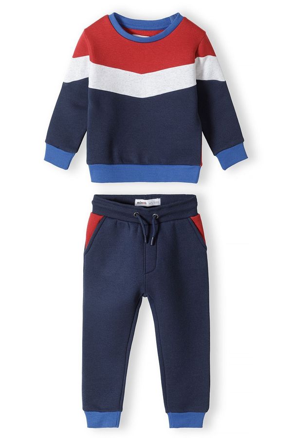 MINOTI MINOTI Jogging komplet  tamno plava / tamno crvena / bijela