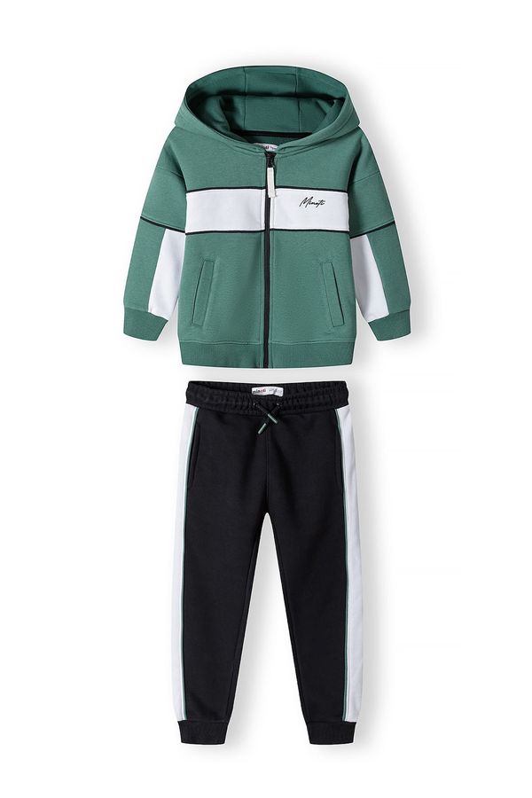 MINOTI MINOTI Jogging komplet  žad / crna / bijela