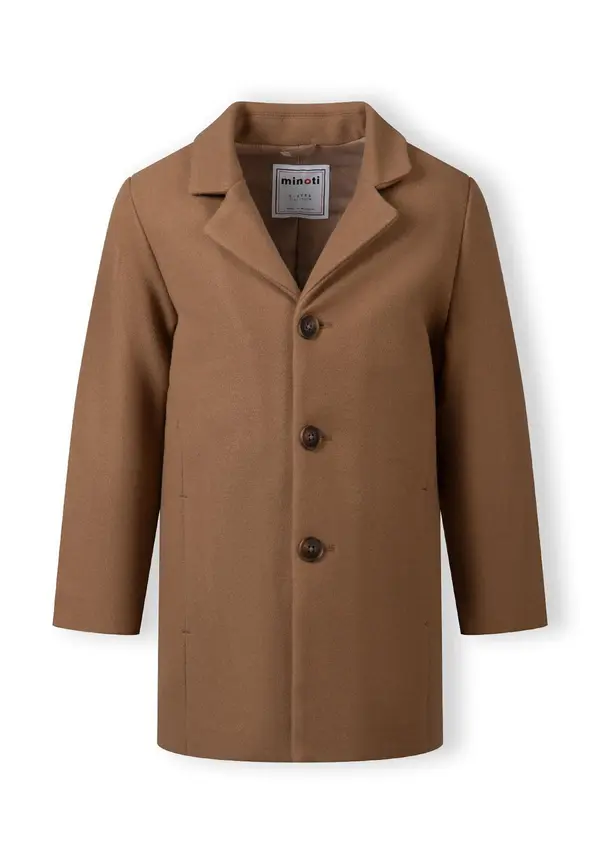 MINOTI MINOTI Kaput  boja devine dlake (camel)