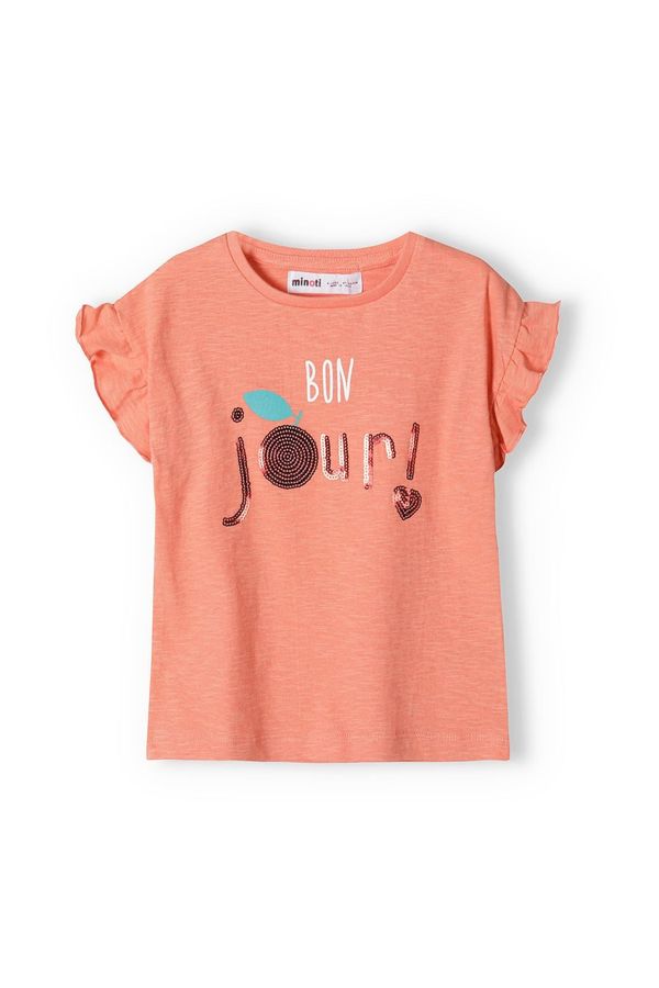 MINOTI MINOTI Majica  plava / koraljna / bordo / bijela