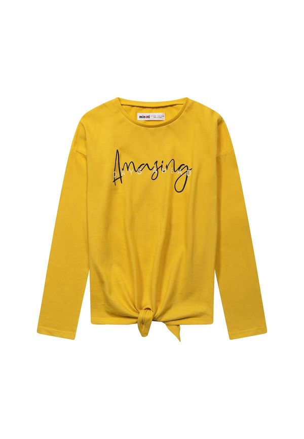 MINOTI MINOTI Majica  senf / crna