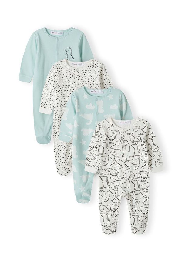 MINOTI MINOTI Pidžama set  ecru/prljavo bijela / menta / crna