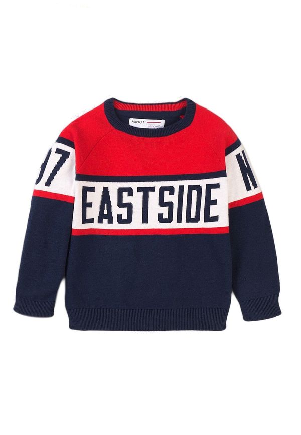 MINOTI MINOTI Pulover  mornarsko plava / crvena / prljavo bijela