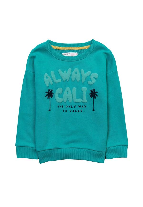 MINOTI MINOTI Sweater majica  morsko plava / smaragdno zelena