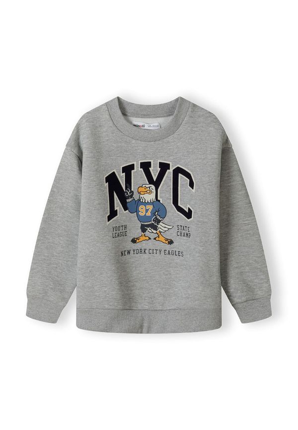 MINOTI MINOTI Sweater majica  plava / smeđa / siva / crna / bijela