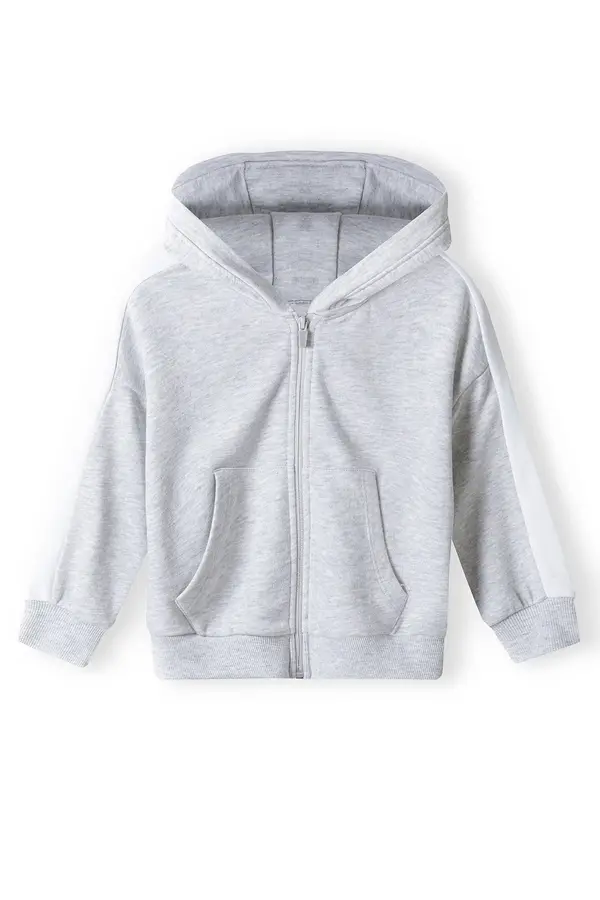 MINOTI MINOTI Sweater majica  siva / bijela