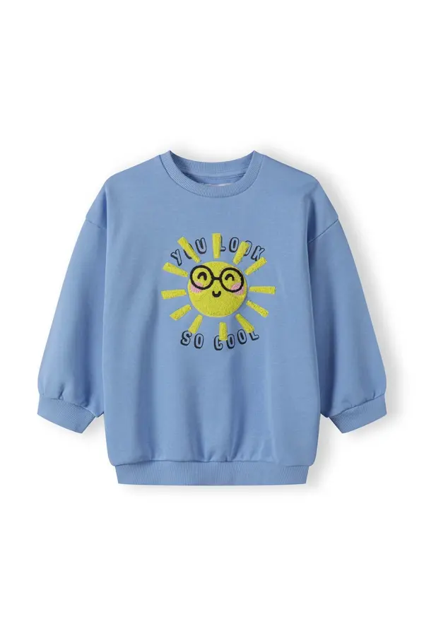 MINOTI MINOTI Sweater majica  svijetloplava / žuta / crna