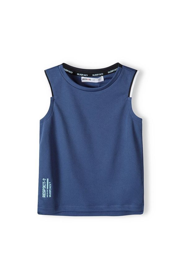 MINOTI MINOTI Tehnička sportska majica  morsko plava / svijetloplava / crna / bijela