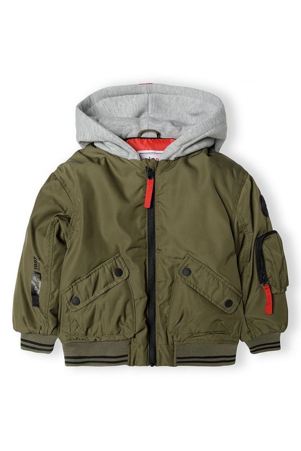 MINOTI MINOTI Zimska jakna  siva melange / maslinasta / svijetlo crvena / crna