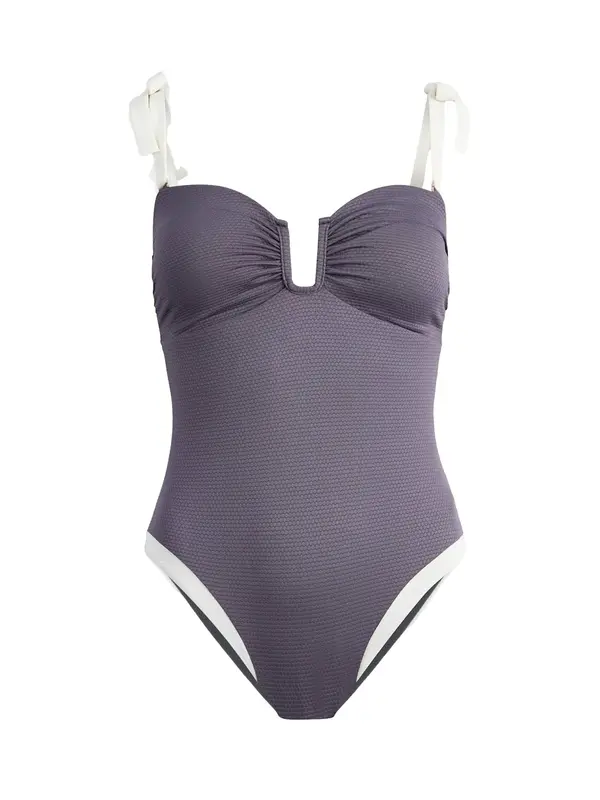 Mint Velvet Mint Velvet Jednodijelni kupaći kostim  ljubičasta / bijela