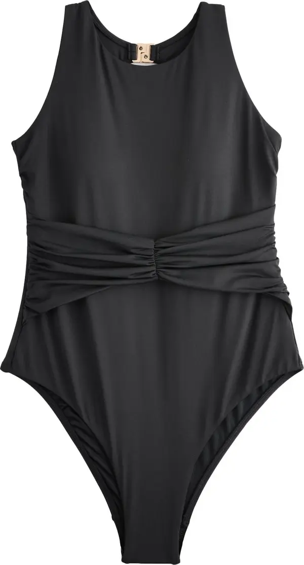 Mint Velvet Mint Velvet Kupaći kostim za oblikovanje  crna