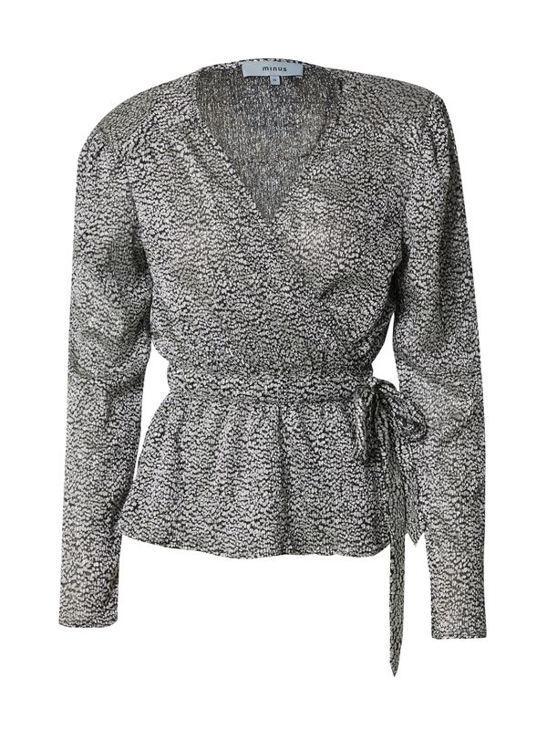 minus minus Bluza 'Limea'  srebrno siva / crna