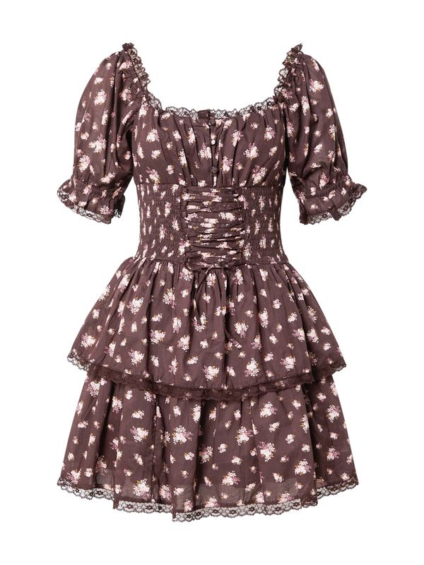 Miss Selfridge Miss Selfridge Haljina  maslinasta / patlidžan / roza / bijela