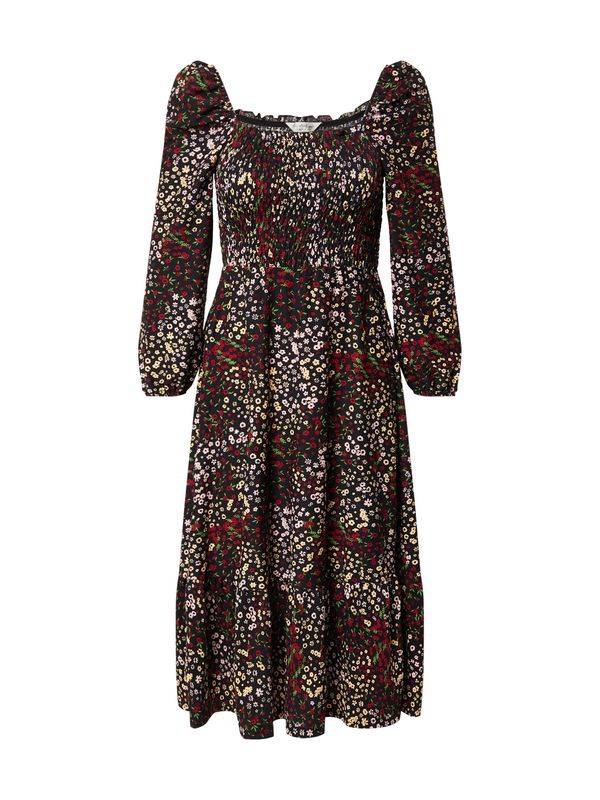 Miss Selfridge Miss Selfridge Haljina  sivkasto bež / svijetlozelena / karmin crvena / crna