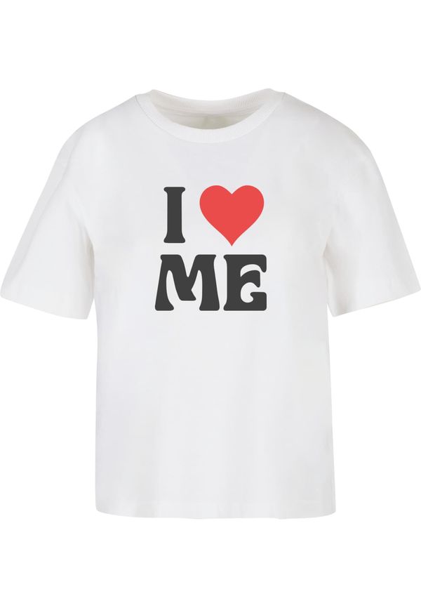 Miss Tee Miss Tee Majica 'I Love Me'  krvavo crvena / crna / bijela