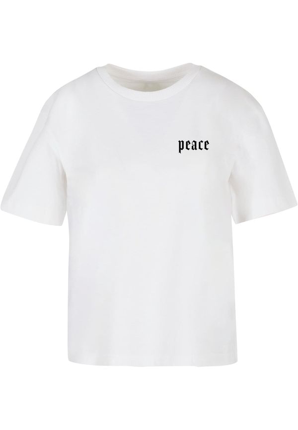 Miss Tee Miss Tee Majica 'Peace Hand'  siva / tamo siva / crna / bijela
