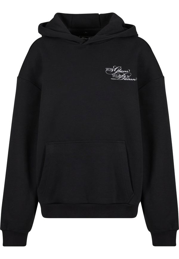 Miss Tee Miss Tee Sweater majica 'Give A Damn'  nude / roza / crna / bijela