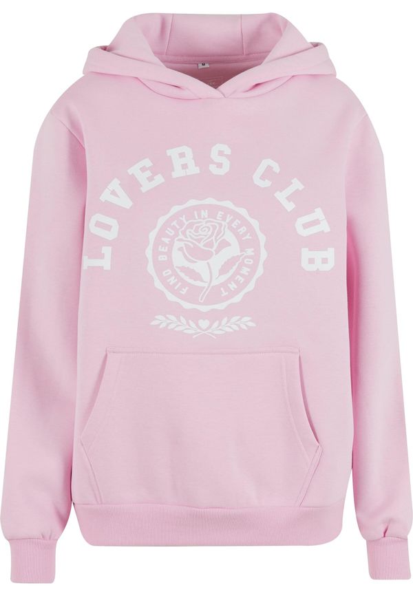 Miss Tee Miss Tee Sweater majica 'Lovers Club'  roza / bijela