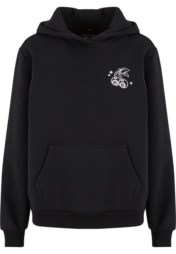 Miss Tee Miss Tee Sweater majica 'Lucky Cherry'  crna / bijela