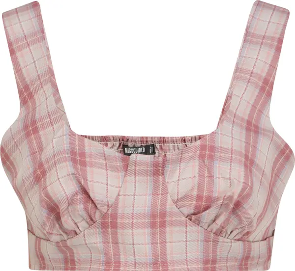 Missguided Petite Missguided Petite Top  svijetloplava / rosé / prljavo roza / svijetloroza