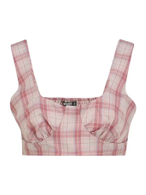 Missguided Petite Missguided Petite Top  svijetloplava / rosé / prljavo roza / svijetloroza