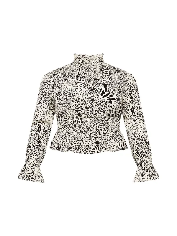 Missguided Plus Missguided Plus Bluza  boja pijeska / crna