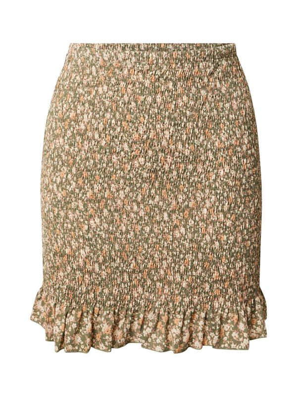 Missguided Missguided Suknja  bež / maslinasta / marelica / roza