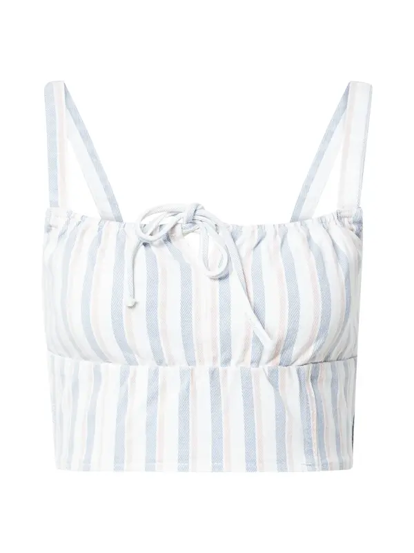 Missguided Missguided Top  svijetloplava / pastelno roza / bijela