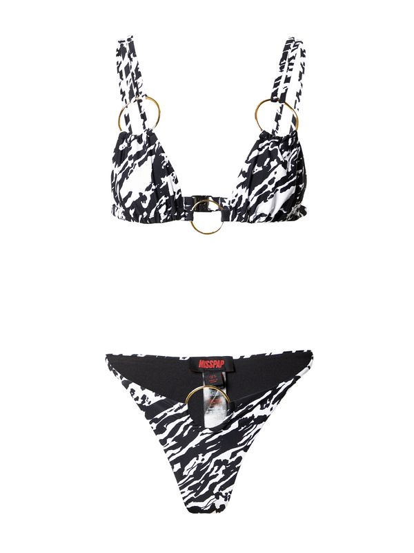 Misspap Misspap Bikini  zlatna / crna / bijela