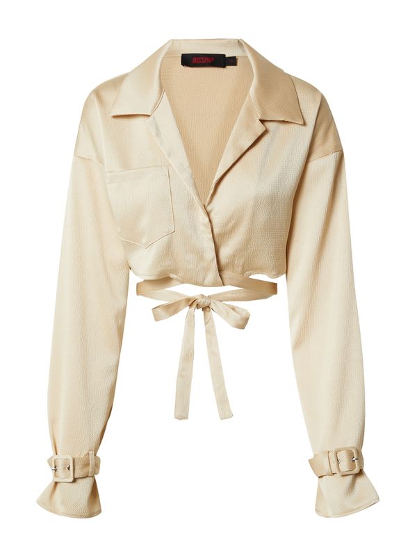 Misspap Misspap Bluza  bež siva