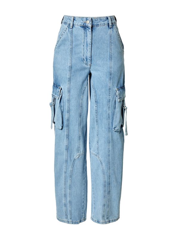 Misspap Misspap Cargo traperice  plavi traper